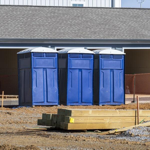 Heavy-duty construction site porta potty in Mechanicsburg, Pennsylvania